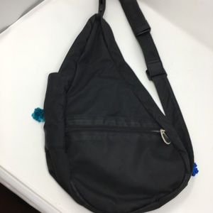 Kidney shaped Black Travel Purse - Container Store